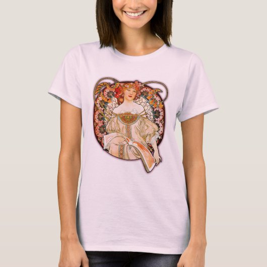 Alphonse Mucha - F. Champenois T-shirt (Voorkant)
