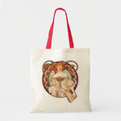 Alphonse Mucha - F. Champenois Tote Bag (Voorkant)