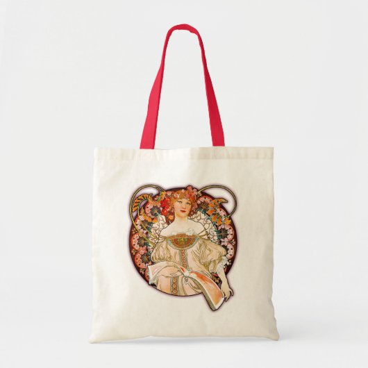 Alphonse Mucha - F. Champenois Tote Bag (Voorkant)