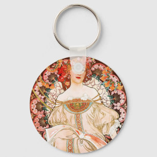 Alphonse Mucha F. Sleutelhanger van Champenois