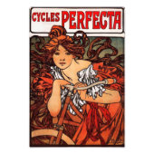 Alphonse Mucha  fietsenafdrukken Foto Afdruk (Voorkant)