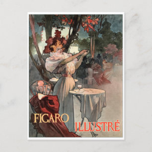 Alphonse Mucha - Figaro Illustré Briefkaart