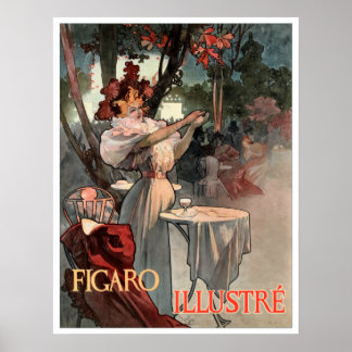 Alphonse Mucha - Figaro Illustré Poster
