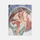 Alphonse Mucha Fleece Deken (Voorkant)