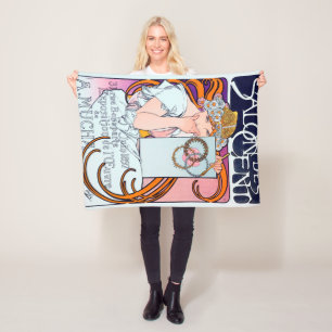 Alphonse Mucha Fleece Deken