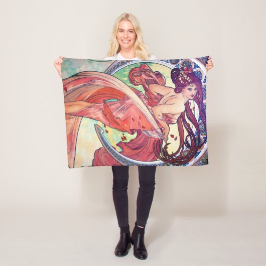 Alphonse Mucha Fleece Deken (In situ)