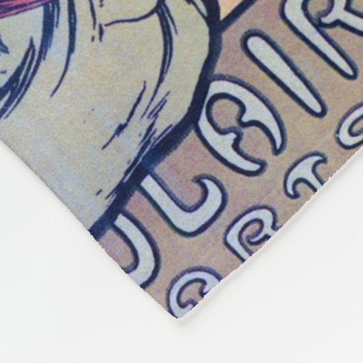 Alphonse Mucha Fleece Deken (Hoek)