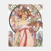 Alphonse Mucha Fleece Deken (Voorkant)