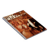 Alphonse Mucha Flirt-laptop Notitieboek (Rechterzijde)