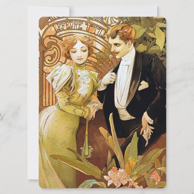 Alphonse Mucha Flirt  Romantic Art Nouveau (Voorkant)