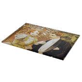 Alphonse Mucha Flirt  Romantic Art Nouveau Snijplank (Hoek)