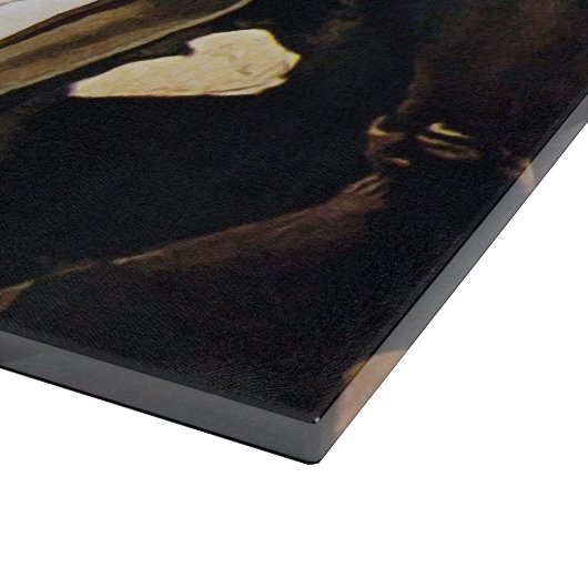 Alphonse Mucha Flirt  Romantic Art Nouveau Snijplank (Hoek)