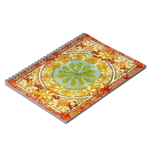 Alphonse Mucha Floral Notitieboek (Linkerzijde)