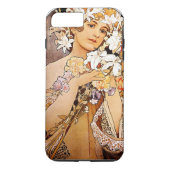 Alphonse Mucha Flower Case-Mate iPhone Case (Achterkant)