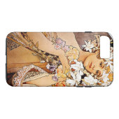 Alphonse Mucha Flower Case-Mate iPhone Case (Achterkant (Horizontaal))