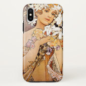 Alphonse Mucha Flower Case-Mate iPhone Case (Achterkant)