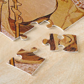 Alphonse Mucha Flower Legpuzzel (Zijkant)