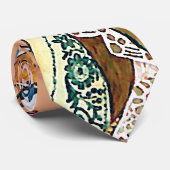 Alphonse Mucha - Flower - Retro Art Nouveau Stropdas (Opgerold)