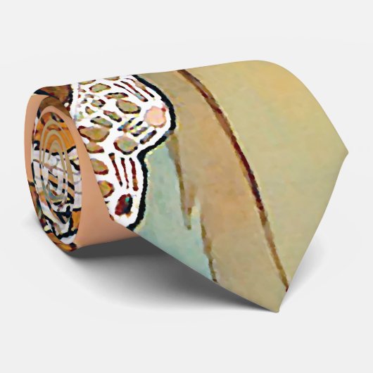 Alphonse Mucha - Flower - Retro Art Nouveau Stropdas (Opgerold)