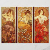 Alphonse Mucha Flyer (Voorkant)