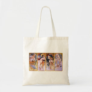 Alphonse Mucha Four Seasons Canvas tas
