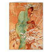 Alphonse Mucha, Four Seasons, Winter (Voorkant)