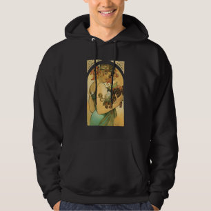 Alphonse Mucha ~ Fruit ( 1897 ) Art Nouveau Hoodie
