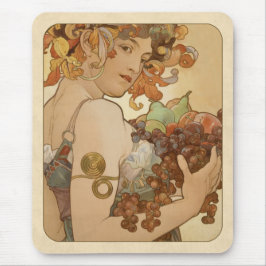 Alphonse Mucha Fruit CC0160 Art Nouveau Muismat