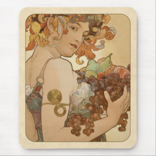 Alphonse Mucha Fruit CC0160 Art Nouveau Muismat