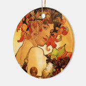 Alphonse Mucha Fruit Ornament (Links)
