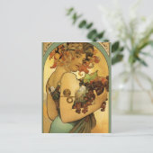 Alphonse Mucha Fruit Painting Briefkaart (Staand voorkant)