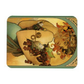 Alphonse Mucha Fruit Painting Magneet (Horizontaal)