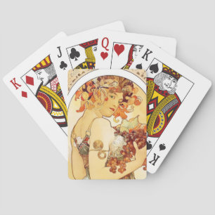Alphonse Mucha "Fruit" Playing Cards Speelkaarten
