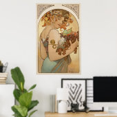 Alphonse Mucha - Fruit - Print (Thuiskantoor)
