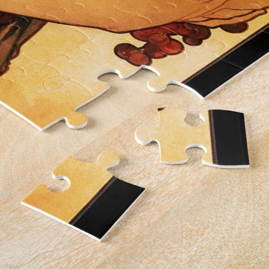 Alphonse Mucha Fruit Puzzle Legpuzzel (Zijkant)