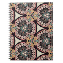 Alphonse Mucha geïnspireerd Notitieboek