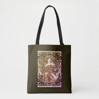 Alphonse Mucha Girl Art Nouveau Tas