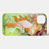 Alphonse Mucha Girl in de tuin Case-Mate iPhone Case (Achterkant (horizontaal))