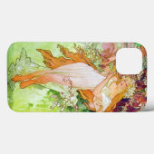 Alphonse Mucha Girl in de tuin Case-Mate iPhone Case (Achterkant (horizontaal))