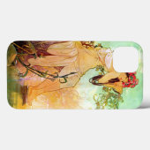 Alphonse Mucha Girl van de politie Case-Mate iPhone Case (Achterkant (horizontaal))