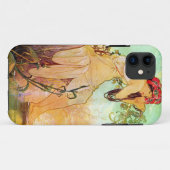 Alphonse Mucha Girl van de politie Case-Mate iPhone Case (Achterkant (horizontaal))