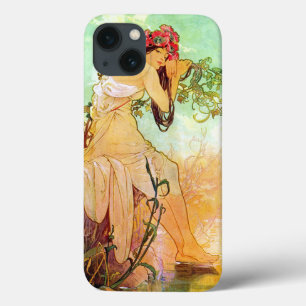 Alphonse Mucha Girl van de politie Case-Mate iPhone Case