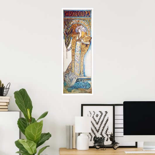 Alphonse Mucha. Gismonda, 1894 Poster (Thuiskantoor)
