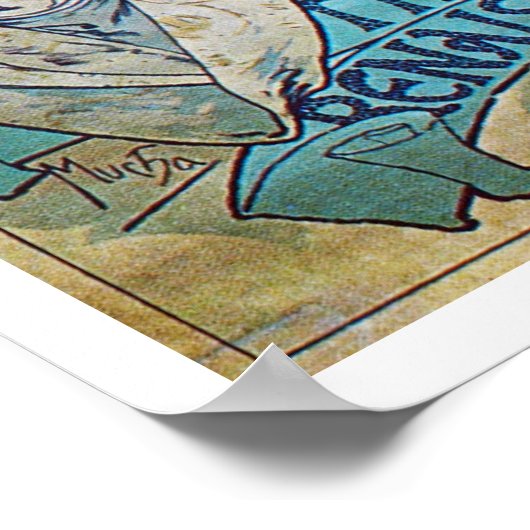 Alphonse Mucha. Gismonda, 1894 Poster (Hoek)