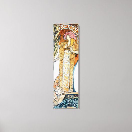 Alphonse Mucha Gismonda Canvas Poster (Voorkant)