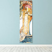 Alphonse Mucha Gismonda Canvas Poster (Insitu (Houten vloer))