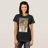 Alphonse Mucha Gismonda T-shirt (Voorkant volledig)
