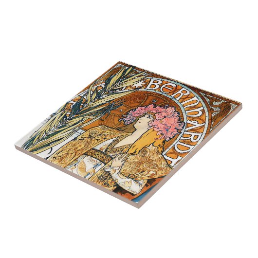 Alphonse Mucha Gismonda Tile Tegeltje (Zijkant)