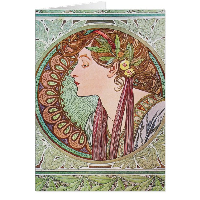 Alphonse Mucha Goddess Art (Voorkant)