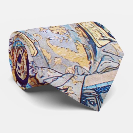 Alphonse Mucha Goddess Stropdas (Opgerold)